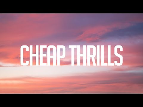 Sia - Cheap Thrills (Lyrics) "Come on come on turn the radio on"