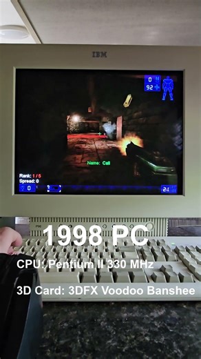 Unreal Tournament (1999) Intel + 3DFX Benchmark on 1997, 1998, and 1999 Gaming PCs