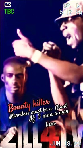 Bounty killer Merciless must be a Giant if 3 man a war him #dancehall #jamaica