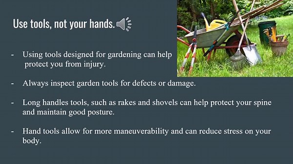 Gardening Safety - Part 2. PPE and gardening tools