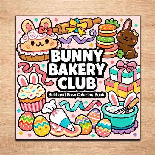 Easter Bunny Coloring Pages – Spring Digital Download - Etsy