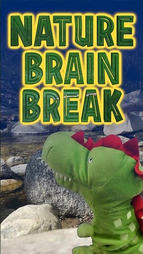 Nature Brain Break with Doug the Dinosaur #NatureBreak #NatureBrainBreak #puppetdragon #kidshorts