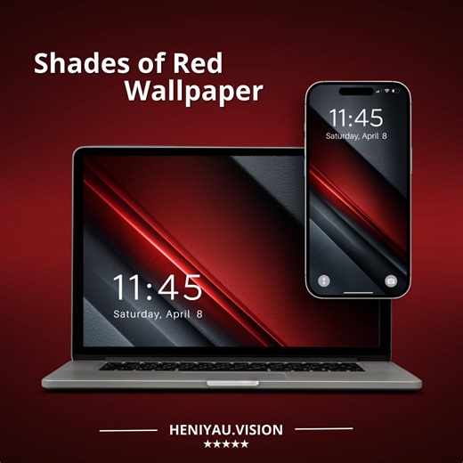 Shades of Red Wallpaper | Luxury Minimal Abstract Set | Minimalist Phone & Desktop Backgrounds (digital Download) - Etsy
