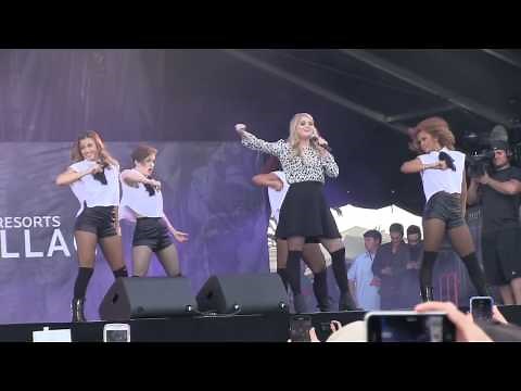 Meghan Trainor- "All About That Bass" (720p) Live @ the IHeartRadio Festival Villiage '14