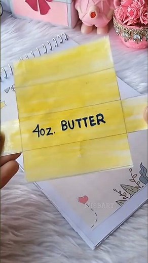 DIY butter squishy with paper✨ #diy #craft #youtubeshorts #goviral