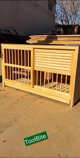 Beautiful Wooden Pigeon/Bird Cage Build – High-Quality Nesting Box