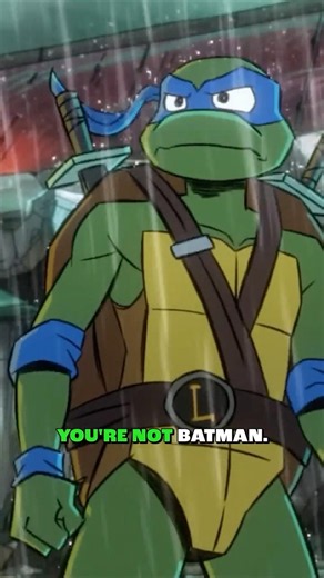 Leo, you're NOT Batman ‼️ #tmnt