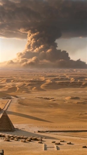 Surviving the Desert Sandstorm Inside a Pyramid