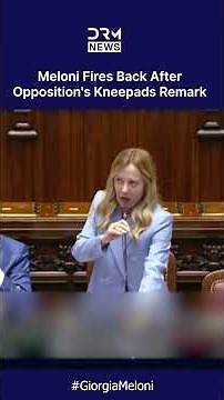 HEATED PARLIAMENT CLASH: Meloni Fires Back After Opposition's Trump 'Kneepads' Remark | AC1C