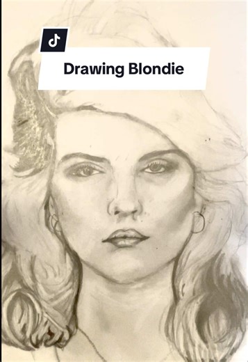 Drawing Debbie Harry: A Portrait in Grey Lead