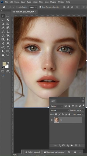 Change Eye Color in Photoshop - Realistic Tutorial #shortsvideo #shorts
