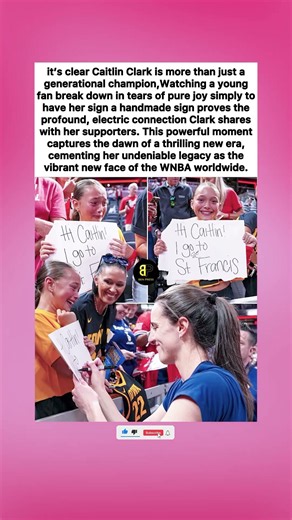 Young Fan Cries Tears of Pure Joy Meeting Caitlin Clark! 🥺❤️ #shorts #caitlinclark