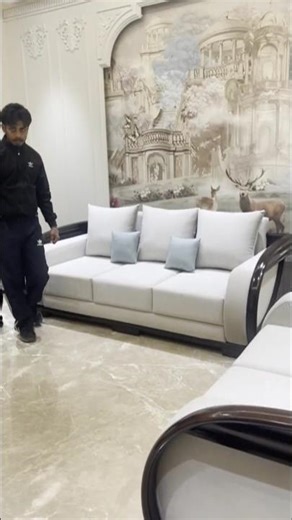 sofa kaisa laga coments #shorts #sofa #livingroom