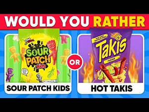 Would You Rather...? FOOD Edition 🍟🍔 Daily Quiz