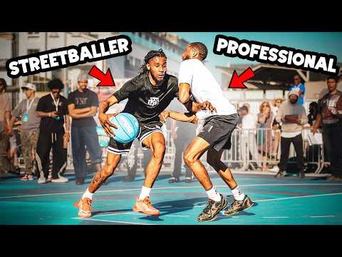 This Is What Happens When A STREETBALLER Calls Out A PRO HOOPER 1v1...