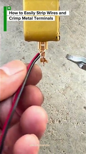 How to Easily Strip Wires and Crimp Metal Terminals