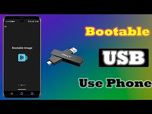how to make a bootable image using a phone