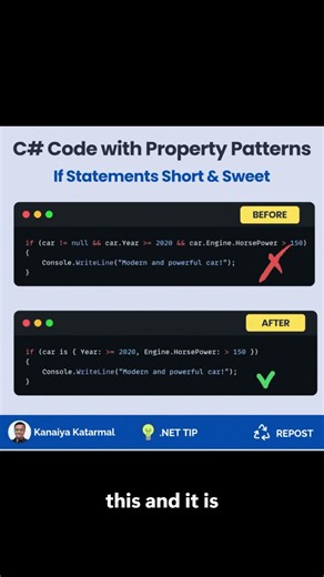 Your C# If Statements Are UGLY! Fix Them Instantly With This #csharp #coding #backenddevelopment
