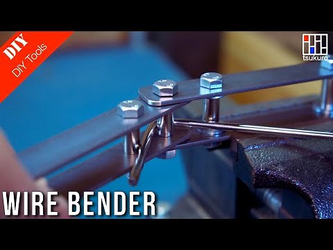[Self-made wire bender] The strongest to bend a stainless steel 5mm round bar? Wire bender!