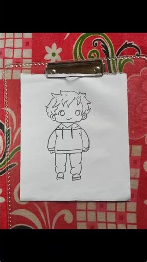 Easy Cute Boy Drawing Step by Step | Simple Drawing for Beginners #drawing#easydrawing#cutedrawing#s