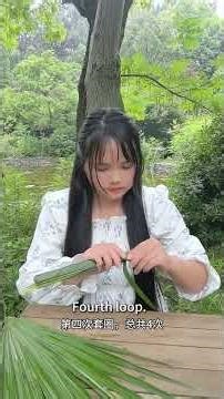 Insane Palm Leaf Butterfly Craft 🦋 Traditional Chinese Weaving You Can Actually Learn!