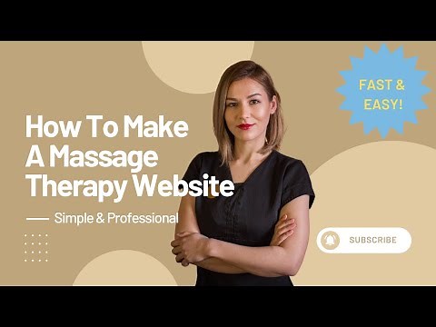 How To Make a Massage Therapy Website - SUPER FAST & EASY!