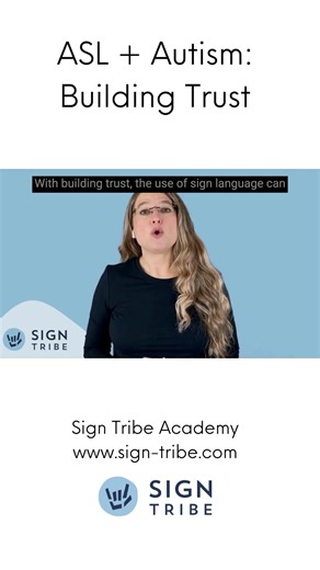 🤟🏻 The use of sign language can create a sense of trust and connection between the learner and caregiver. By using sign language, caregivers can demonstrate their willingness to learn and adapt to the needs of the learner, which can help to build a strong relationship over time. Learn American Sign Language with Sign Tribe Academy: https://sign-tribe.com Group Memberships with Sign Tribe Academy: https://sign-tribe.com/group-memberships/ Sign Tribe offers a faster, multi-sensory learning appro