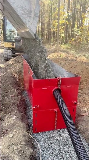 Fast and Efficient Drain Pipe Installation with a Gravel Layer