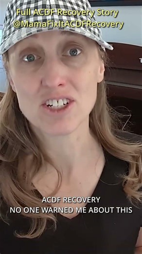 Nobody told me swallowing would destroy my mental health #ACDF #Recovery #Health #acdfrecovery