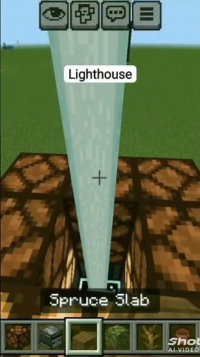 How to make a lighthouse|| In minecraft|| #minecraft #gaming #shorts #viral