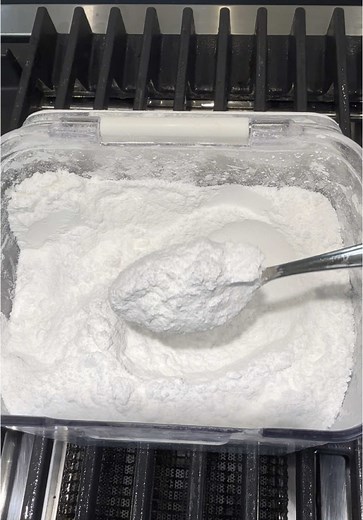 Homemade Powdered Sugar 1 cup granulated sugar In a food processor, put the one cup of powdered sugar and blend it. It takes about 3 to 5 minutes to become a powdered consistency when it’s done take it out and put it in a jar or a container. Use it for whenever you need powdered sugar. #fyp #fypシ #recipe #easyrecipe #homemadefood #sugar #powderedsugar #recipes #easyrecipes