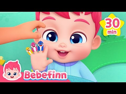 Shark Finger Family, Good Morning Song +More New Episodes | Bebefinn Best Nursery Rhymes