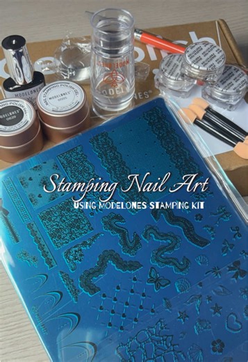 Cobain Stamping Kit Modelones: Paket Lengkap Stamping Nail Art