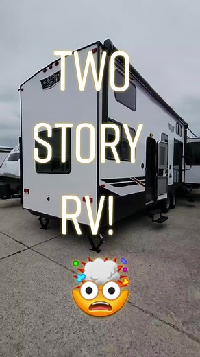 Two Story RV for Sale - Explore the Unique Two Story Travel Trailer!