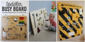 DIY Busy Boards Are the Most Genius Way to Keep Toddlers Busy