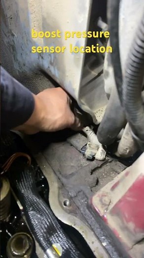 boost pressure sensor location on Mack MP7 2007