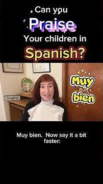 Muy Bien: Very Good (Spanish 2 Minute Language Lessons) #teachkidslanguages #easyspanish