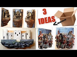 DIY/ 3 Best Ideas of Cardboard/Best Out Of Waste
