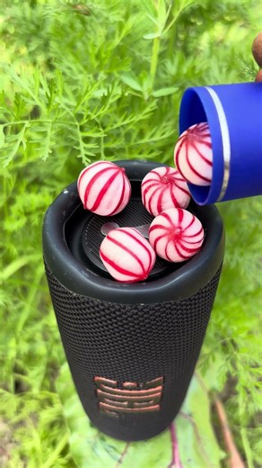 jbl bass test with ball chocolate jump n red and white 🤍 choco jbl flip 6