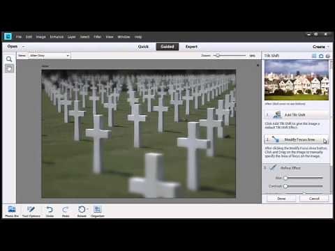 Blur Effects in Photoshop Elements 11