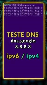 Comandos de Rede no Linux (PING, DNS, LOOPBACK) #linux #informáticabásica #ubuntu