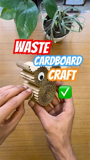 DIY Cardboard Owl Decor | Amazing Craft From Waste | Easy Handmade Home Decor Idea 🦉✨