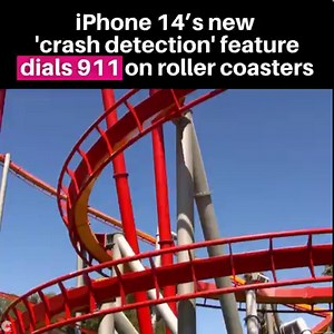 The ups and downs of iOS. The iPhone 14’s new crash detection feature is causing problems for users who ride roller coasters. Since Apple’s new smartphone went on sale in September, emergency personnel have received at least six 911 calls near Cincinnati’s Kings Island Amusement Park. Similar emergency calls have been reported from passengers on a roller coaster at Six Flags Great America near Chicago. While the new technology is also featured on the Apple Watch 8, roller coaster lovers are now 