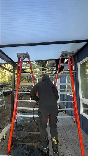 Patio Cover Frame to Finish #diy #construction #homeimprovement