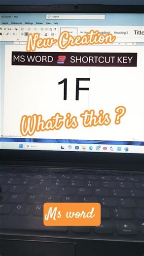 The Most Usefull Microsoft Word Feature #shorts #knowledge