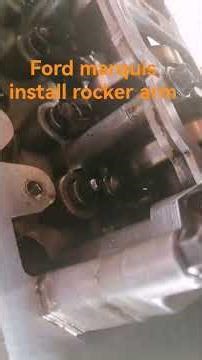 how to install ford rocker arm