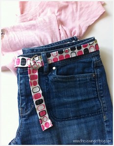 Simple Fabric Belt | How To Fabric Belt with no sew option