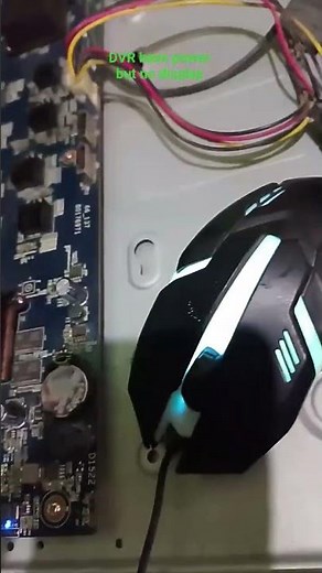 CCtV DVR Turn On but no didplay😌