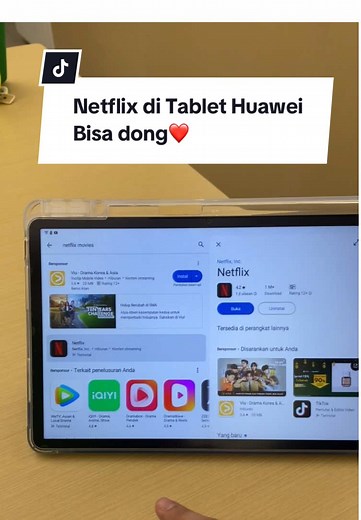 Cara Instal Netflix di Tablet Huawei
