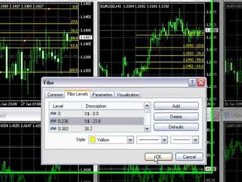 Adding Prices to Fibonacci Levels - MT4 Tutorials